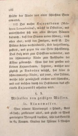 Miscellen von geistigen Wässern.