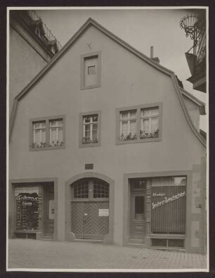 Christian Dietrich Grabbes Geburtshaus. Detmold. Bruchstraße 27. Papierabzug