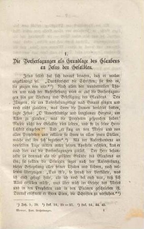 Die patriarchalischen Verheißungen und die messianischen Psalmen