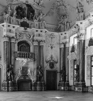 Ottobeuren. Benediktinerabtei Ottobeuren. Kaisersaal (vor 1725; A. Maini)