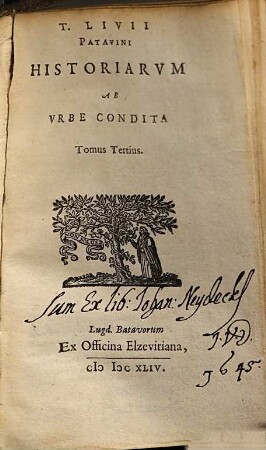 Titi Livii Historiarum Libri, 3