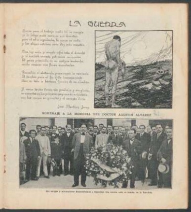 Homenaje a la memoria del doctor Agustín Alvárez - [Fotografía]