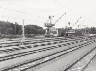 Königs Wusterhausen, Binnenhafen, Hafenbahngleise
