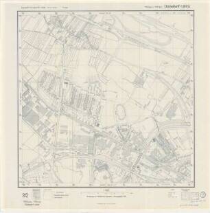 Lörick, Deutsche Grundkarte, Blatt 312