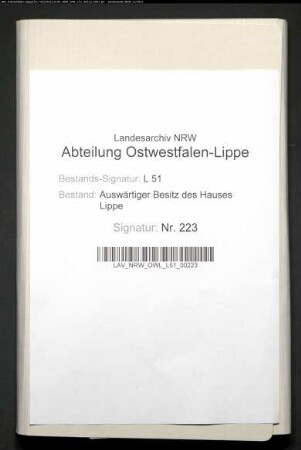 Quittungen der Herrschaft Vianen