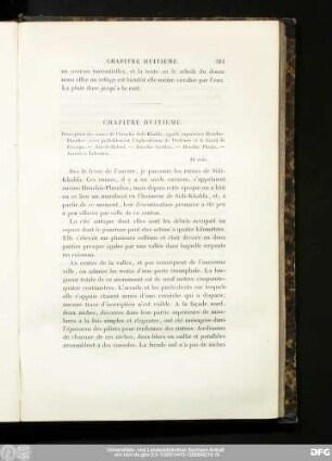 Chapitre Huitième.