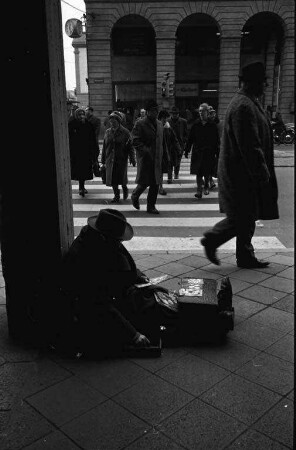 Straßenhändler.