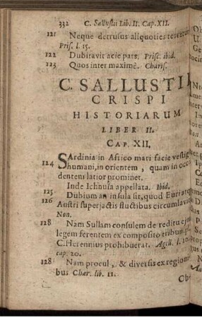 C. Sallustii Crispi Historiarum Liber II