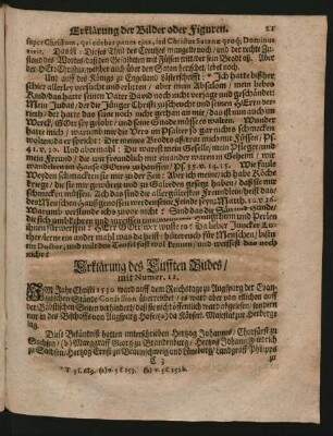 Erklärung des Eilfften Bildes/ mit Numer. 11.