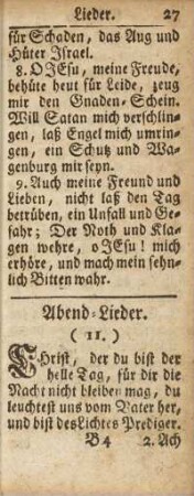 Abend-Lieder