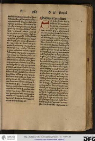 Secundum quod debet fieri in sabbato est devota oratio, quia tunc debemus sibi gratias agere et debite eum colere et adorare...