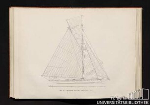 Abb 129. I - Segellängen-Yacht "Rhe" von M. Oertz.