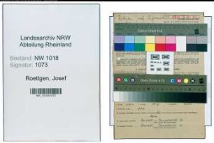 Entnazifizierung Josef Roettgen , geb. 10.06.1910 (Laborant)