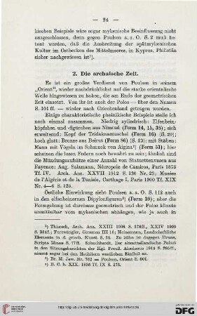 2: Die archaische Zeit