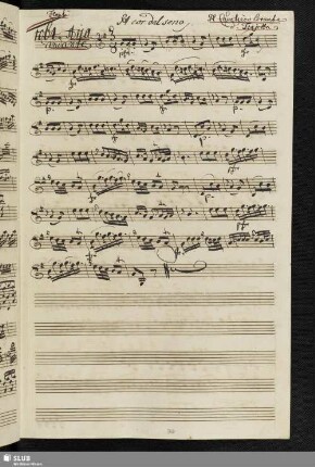 1064. Aria: Il cor dal seno / Traetta, T.