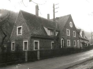 Cossebaude, Talstraße 109/119. Wohnsiedlung der Baugenossenschaft Dresden-Land. Reihenhäuser (1919/1920)