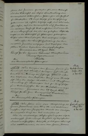 Mitaufsicht des Professors Ulrich über die Modell- und Maschinensammlung