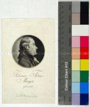 Porträt des Mathematikers, Astronomen und Kartografen Johann Tobias Mayer