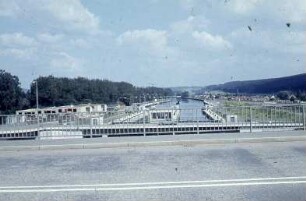 Esslingen, Blick von der Adenauerbrücke Richtung Sirnau