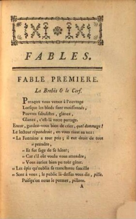 Fables, contes et épitres