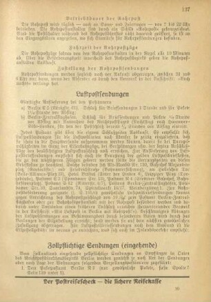 Zollpflichtige Postsendungen (eingehende)