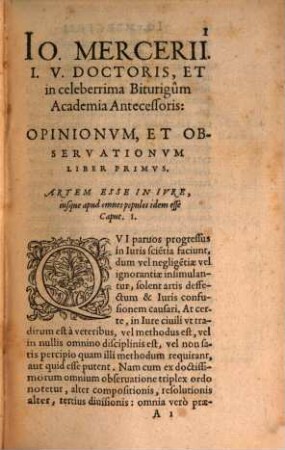 Opinionum et observationum libri duo