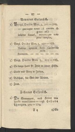 Zehntes Gespräch
