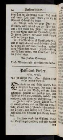 94-106, Christus, der uns seelig macht...