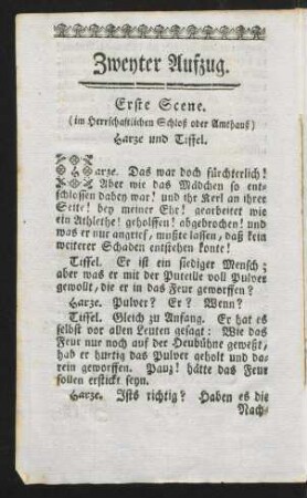 14v-17v, Erste Scene; Zweye Scene; Dritte Scene; Vierte Scene