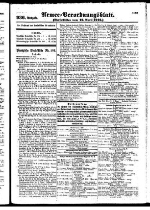 936. Ausgabe.Mittwoch, 12. April 1916