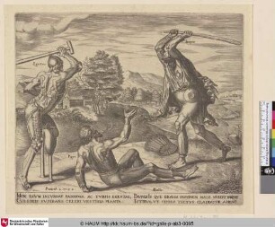 [Poverty in the guise of a robber; Die Armut in der Gestalt eines Räubers]