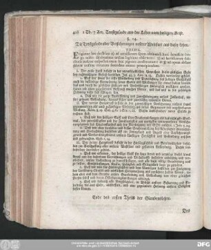 §. 14. Die Trostgründe oder Versicherungen unserer Wohlfart aus dieser Lehre.