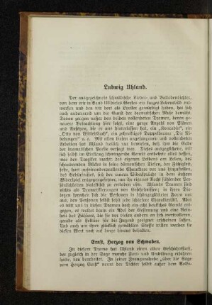 Ludwig Uhland.
