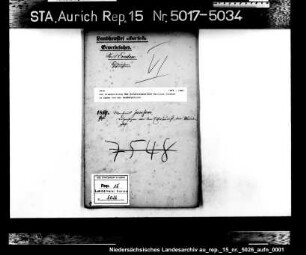 Die Dispensierung des Schustergesellen Martinus Janssen in Emden von der Wanderpflicht
