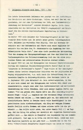 7. Dahlmanns Rückkehr nach Bonn, 1850 - 1860