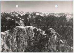 Alpen, Zugspitze, Gipfelkreuz