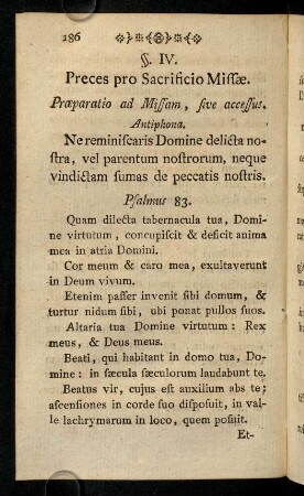 186-196, Preces pro Sacrificio Missae; ...