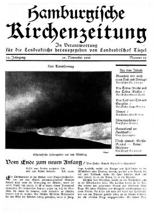 Vom Ende zum neuen Anfang