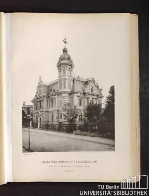 Serie I. No. 64. Villa Rauch-Straße 16. Nordwest-Seite. Berlin.