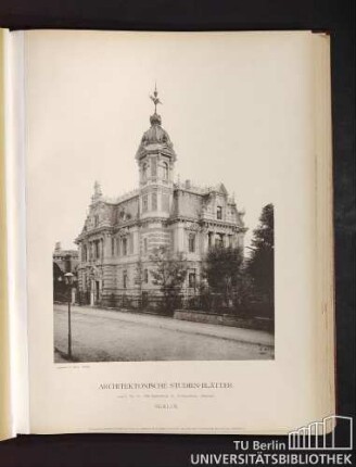 Serie I. No. 64. Villa Rauch-Straße 16. Nordwest-Seite. Berlin.