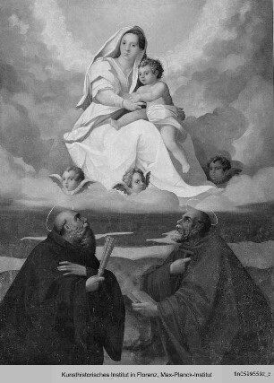 Madonna in der Glorie mit Heiligen