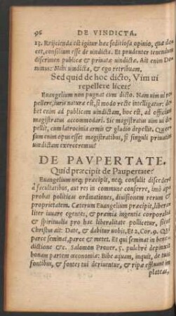 De Paupertate.
