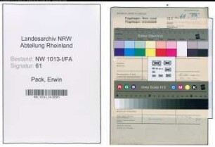 Entnazifizierung Erwin Pack , geb. 00.00.1885 (Viehhaendler)