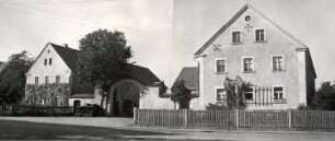 Bauernhof in Räckelwitz : Bauwesen - Wirtschaftsgebäude und Gehöfte. Ort: Worklecy / Räckelwitz. Bauernhof mit Bogentor
