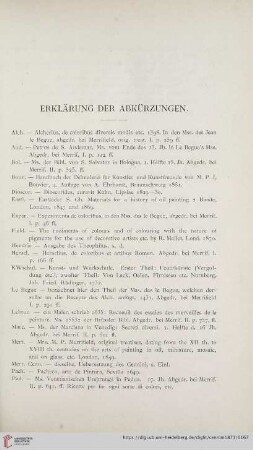 Erklärung der Abkürzungen