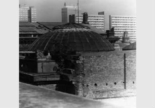 Blick auf das Dach des Neuen Museums