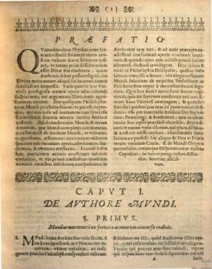 Disp. philos. de authore et origine mundi