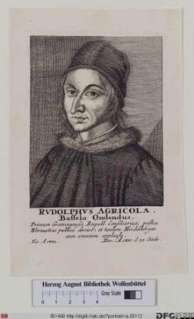 Bildnis Rudolf Agricola (eig. Huysman)