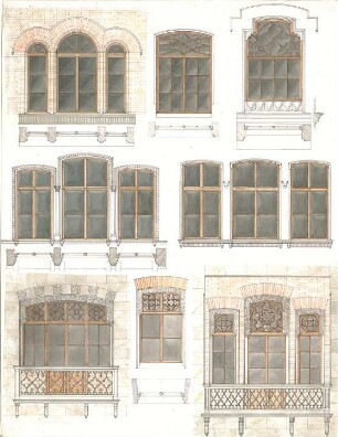 Braunmühl, Anton von; Fenster - Detail