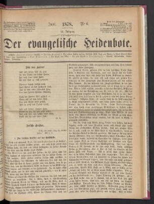 N° 6. Juni 1878